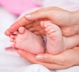 Obraz na płótnie Canvas baby feet