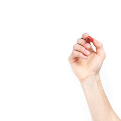 hand writing with a marker