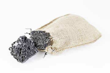 Coal sweet sugar with sack