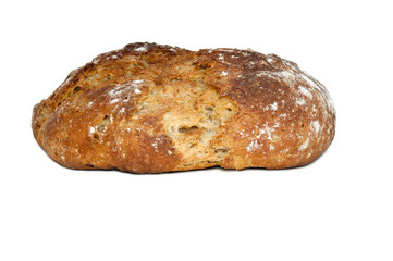 Fresh white bread isolated