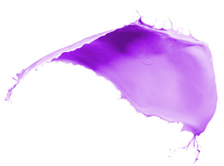 purple paint splash