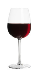 Verre de vin rouge détouré