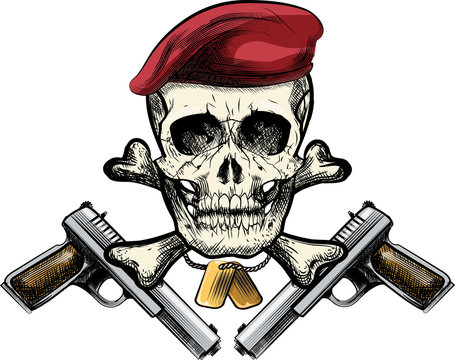 Skull in the beret