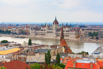 Budapest view of the Parliament