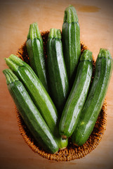 zucchine verdi biologiche