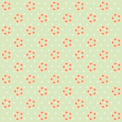 Retro floral background 2