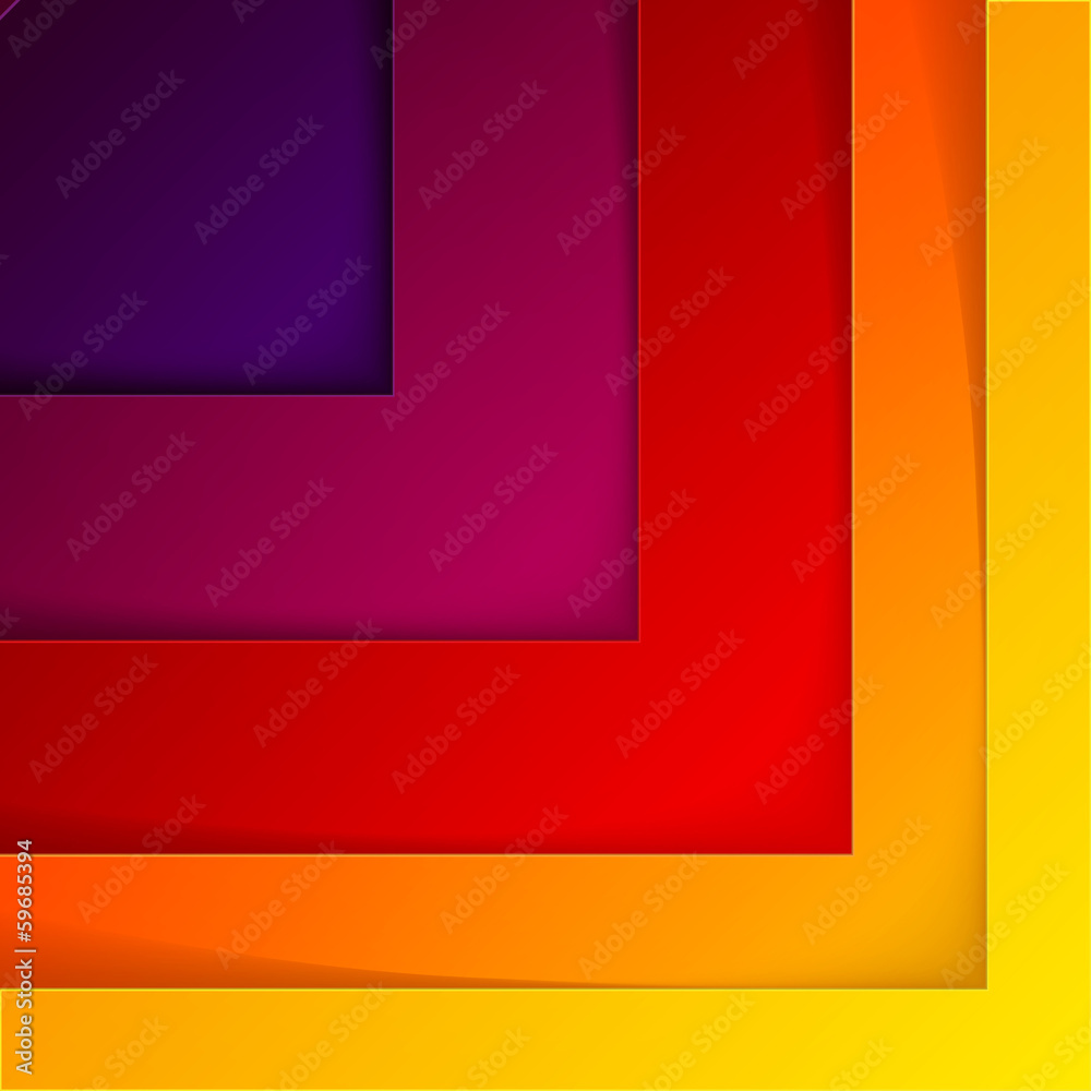 Aufkleber abstract red and orange triangle shapes background