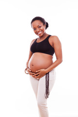 Pregnant brazilian woman