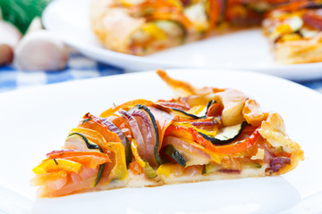 Galette ratatouille