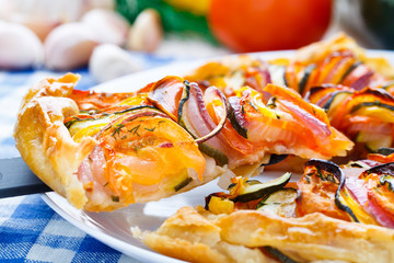Galette ratatouille