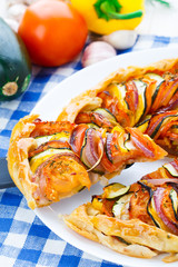 Galette ratatouille