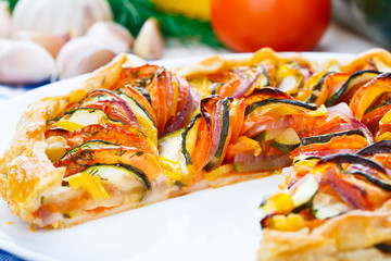 Galette ratatouille