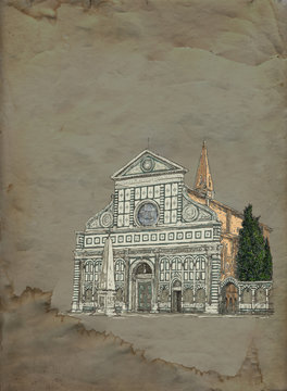 Basilica of Santa Maria Novella, Florence, italy