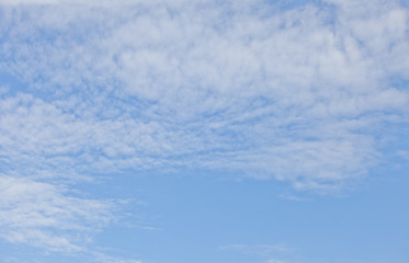 Fototapeta premium Blue Sky with White Clouds