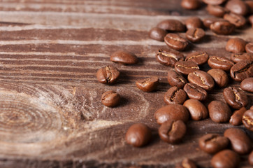 coffee on the wooden background
