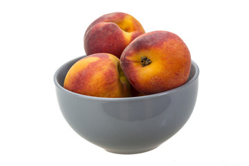 Bright ripe peaches
