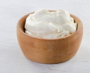 Fresh sour cream