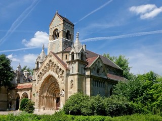 Naklejka premium Vajdahunyad Castle (Jaki Kapolna) in Budapest