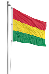 3D Flag of Bolivia