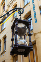 Sanduhr in der Altstadt von Riga