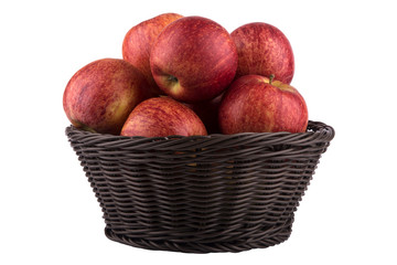 basket with apples