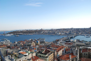 Fototapeta na wymiar Istanbul panoramic view