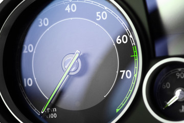 Tachometer detail