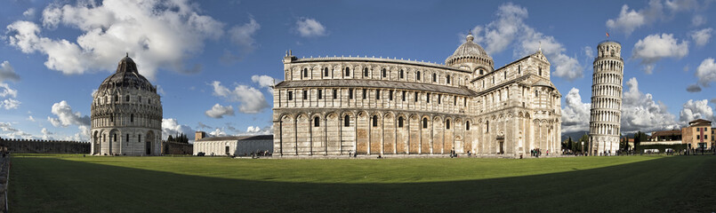 Fototapeta premium Pisa Italien Florenz Piazza dei Miracoli Panorama