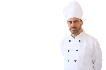 Chef in white toque