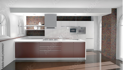 Moderne küche in altbau" stockfotos und lizenzfreie bilder auf ...