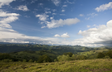 Fototapeta na wymiar Carpathian mountain