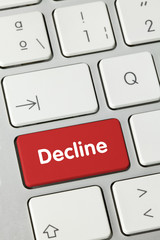 Decline. Keyboard