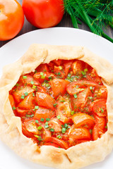 Tomato galette