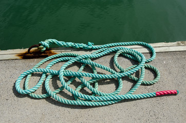 Fototapeta premium Mooring rope