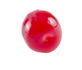 Maraschino cherry.