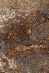 texture of rusty metal