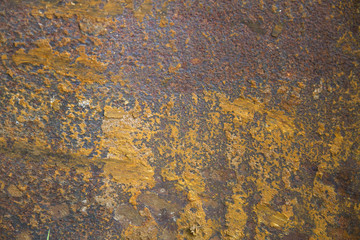 texture of rusty metal