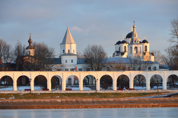 Fototapeta na wymiar Великий Новгород, Ярославово дворище
