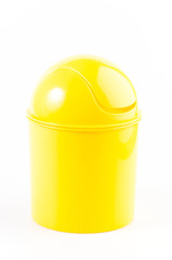 Yellow trash