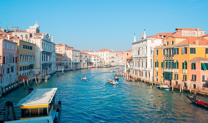 blue sky over Grand Canal