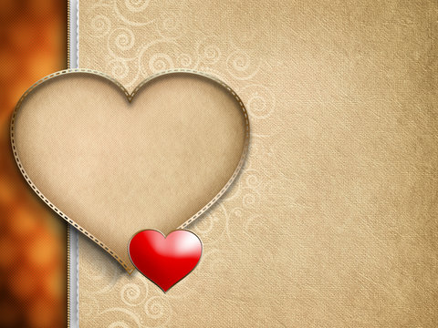 Valentine's Day - background of greeting card