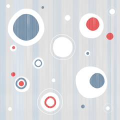 Abstract Retro Circle Textile Background