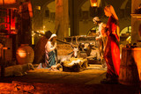 Presepe di notte
