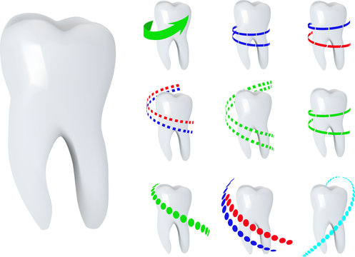 Healthy teeth symbols