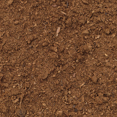 Peat Turf Macro Closeup, large detailed brown organic humus soil