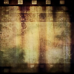 old blank film strip frame background