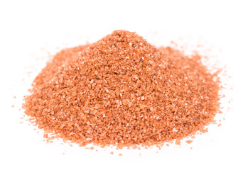 Hawaiian Volcanic Salt Pile On White Background