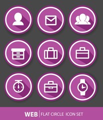 Web buttons,Violet version