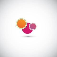 Circles vector icon