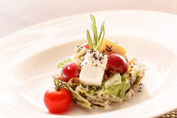salad with feta